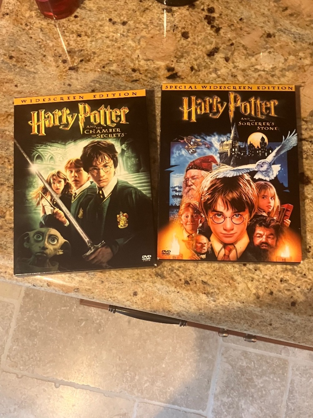 2 Harry Potter Widescreen Editions DVD's